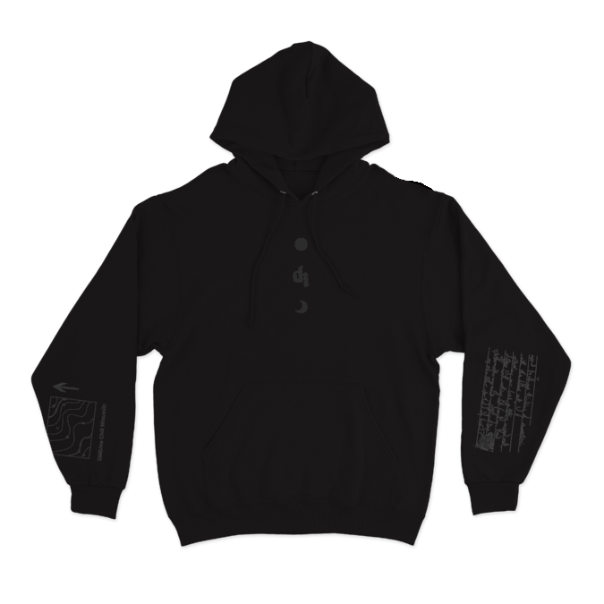 Dermot Kennedy - Wicklow Mountains Hoodie: Black on Black Edition