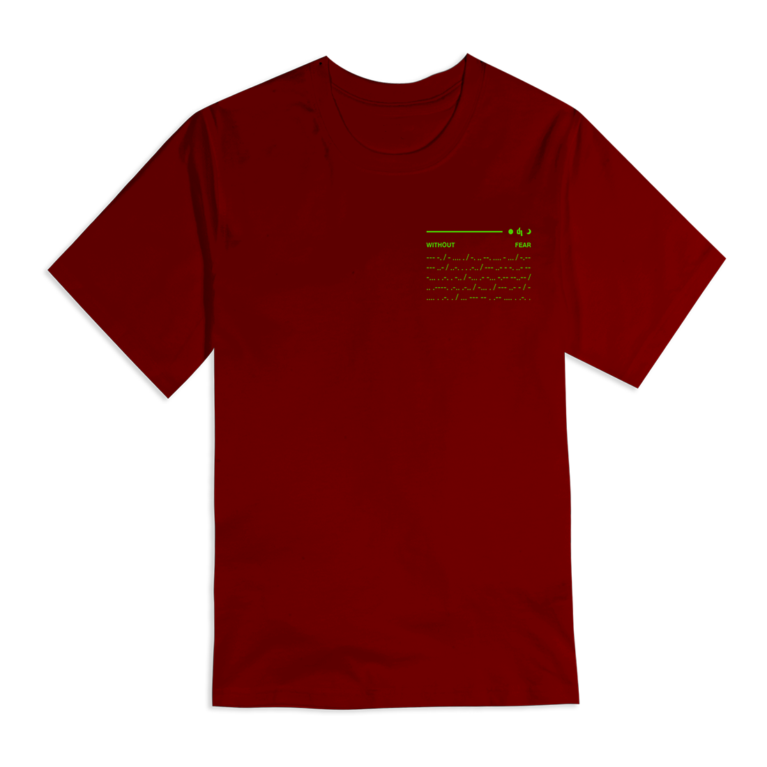 Red top orbit shirt