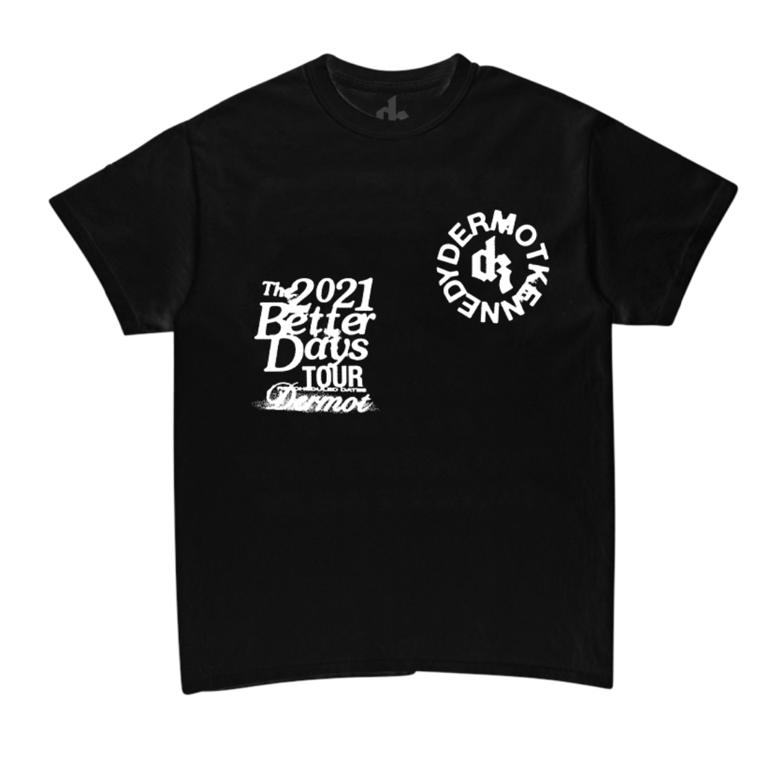 Better Days Black Logo Tee