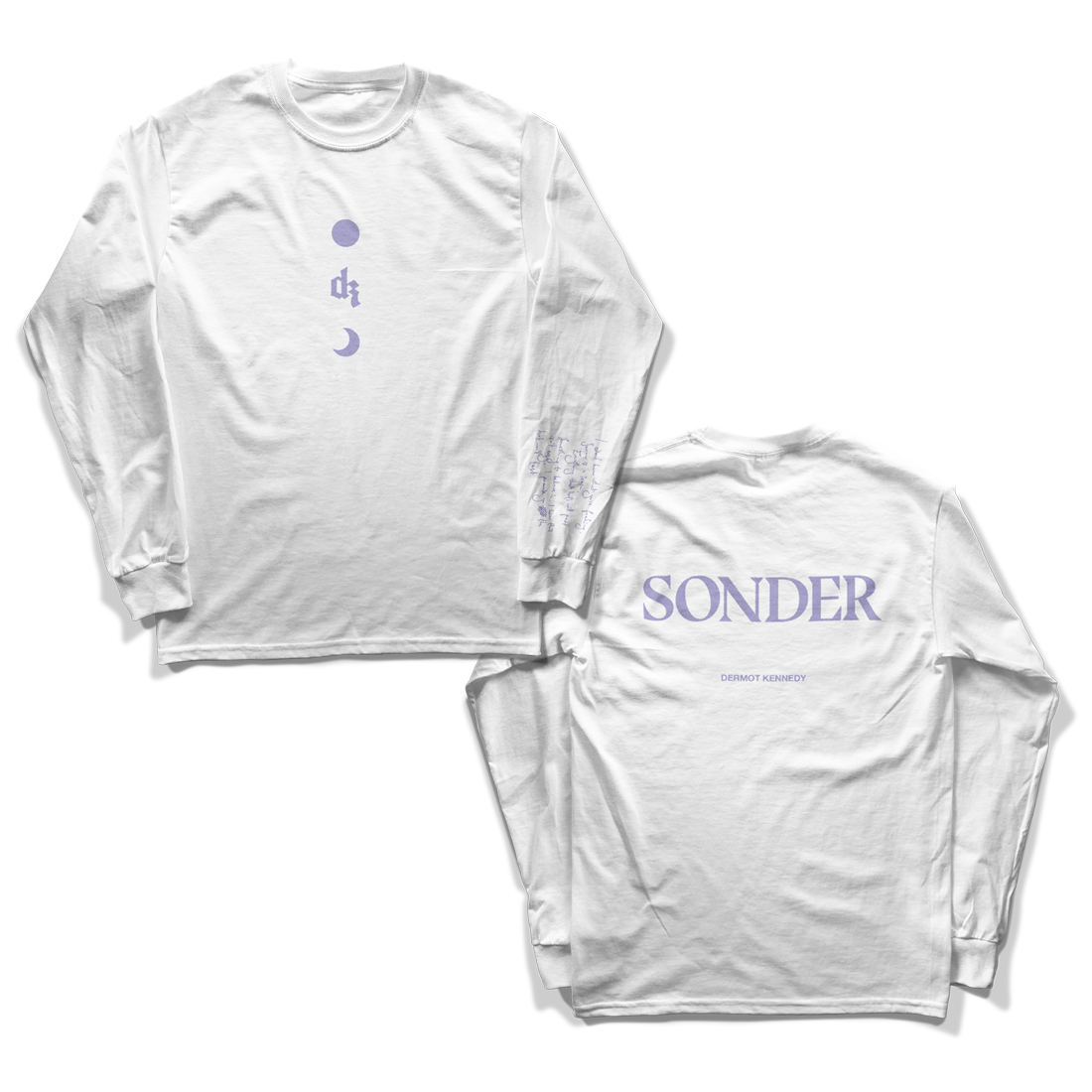 White Wicklow Longsleeve Tee