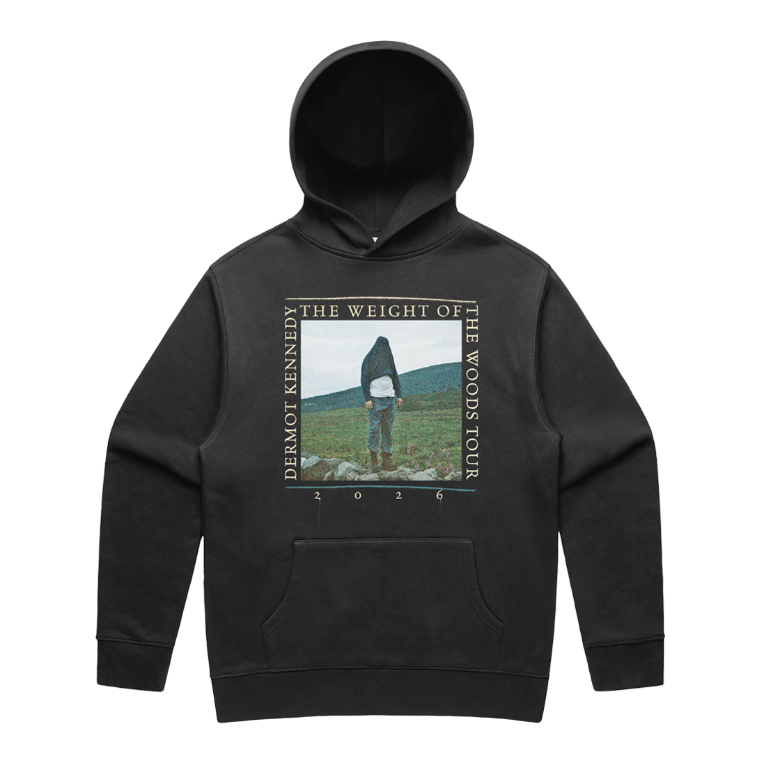 Dermot Kennedy - Weight Woods Faded Black Pullover Hoodie