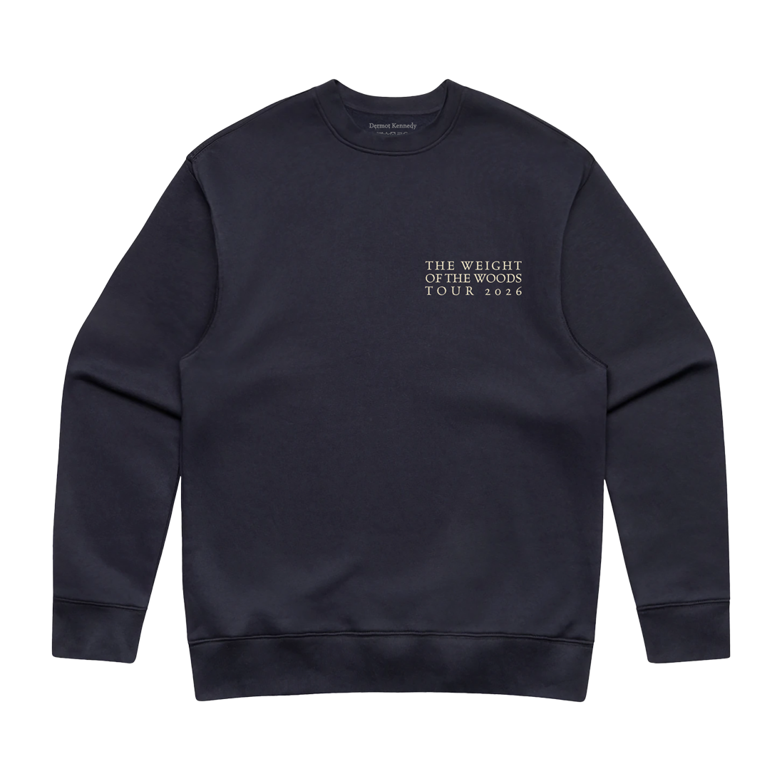 Dermot Kennedy - Weight Woods Faded Black Crewneck