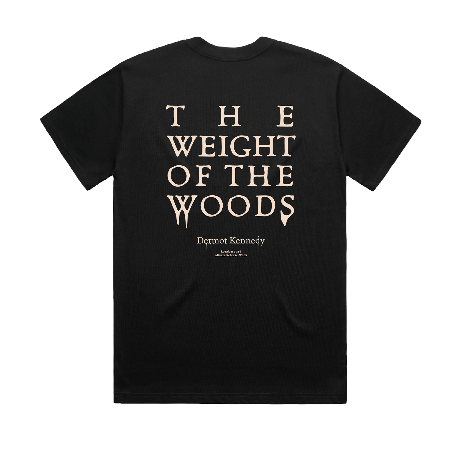 Dermot Kennedy - The Weight of the Woods Camden Event T-Shirt