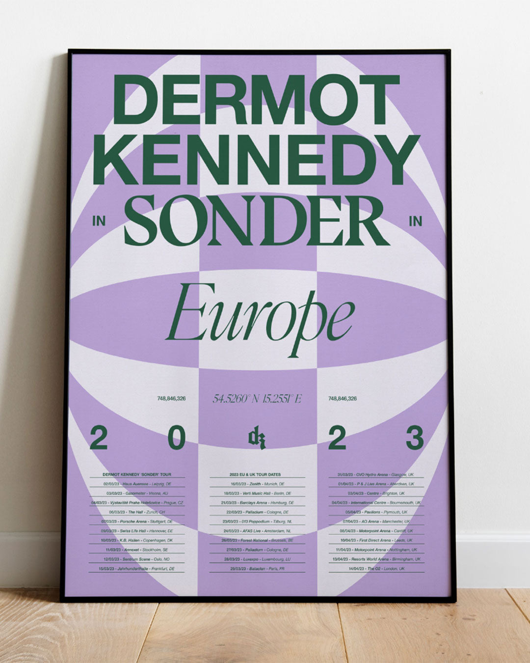 Dermot Kennedy Art Tour Prints