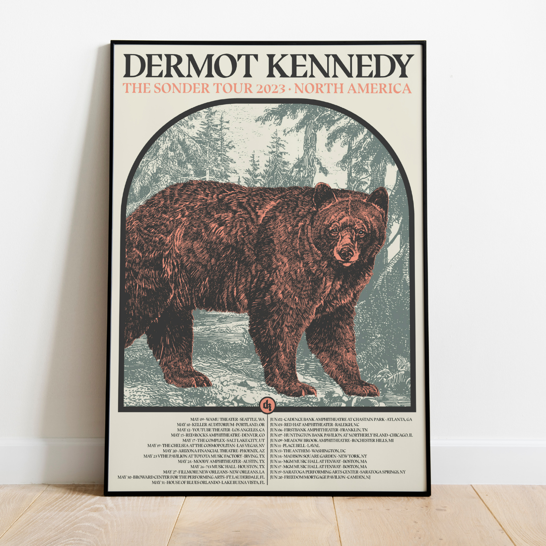 Dermot Kennedy - Sonder Tour: North America Tour Screen Print